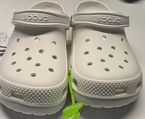 Crocs classic clog - white, slip