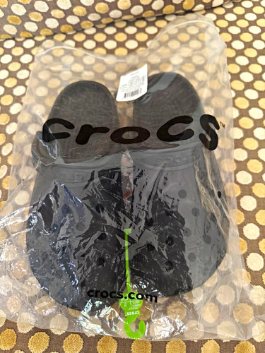 Crocs classic clog black slip - crocs,