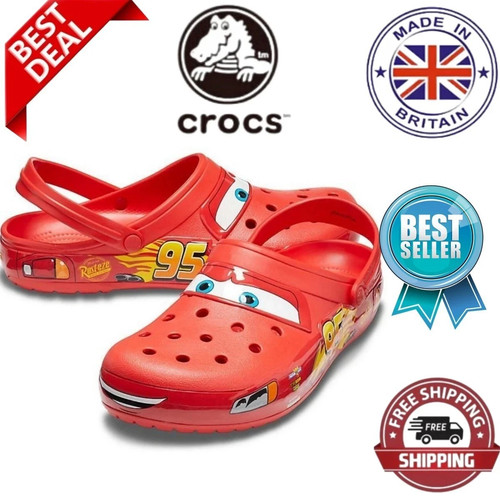 Lightning mcqueen crocs - lightning,