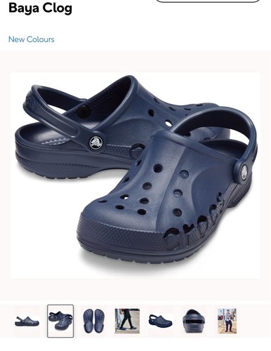 Crocs baya navy blue - baya,