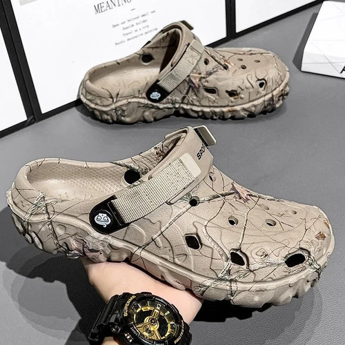 New men camo slip crocs - men’s,