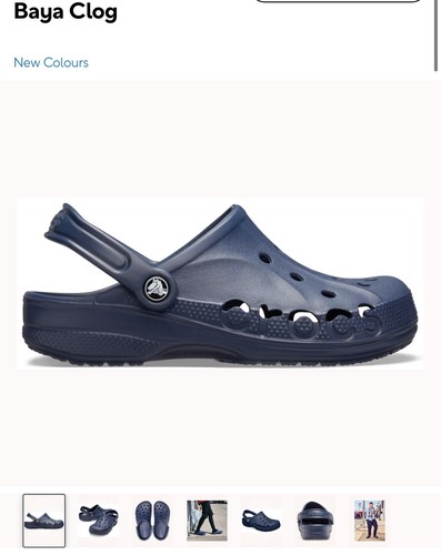 Crocs baya navy blue - navy, clogs