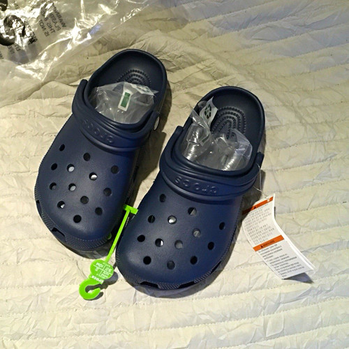 Crocs classic clog sandal navy - sandal,