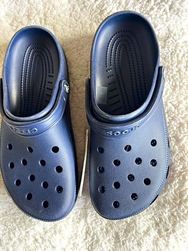 Crocs classic clog navy 9 - crocs,