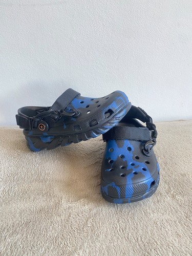 Post malone crocs camo blue - crocs,