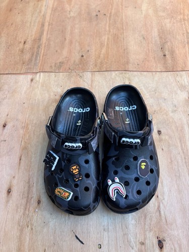 Bathing ape crocs grey - crocs,