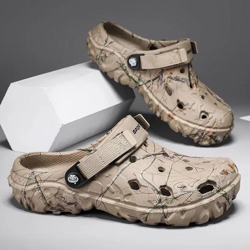 New men camo slip crocs - men’s,