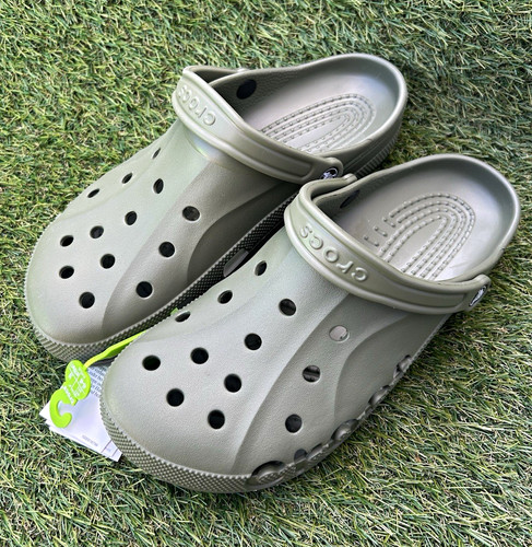 Crocs baya green slip clog - green,