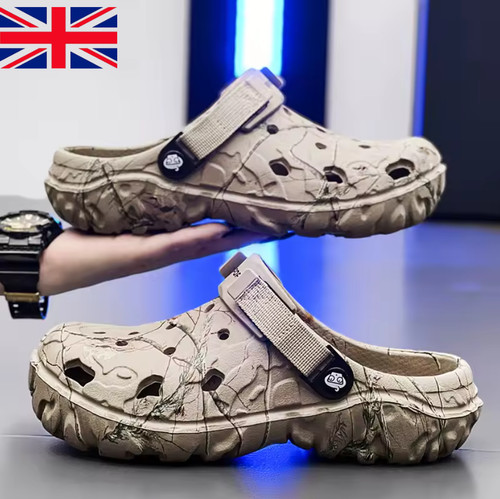 New men camo - slip-on, crocs