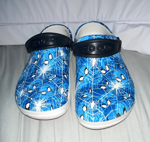 Crocs spiderman uk 9 mens - crocs,