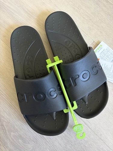 Crocs sliders black size 9 - crocs,